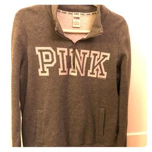 Pink half zip